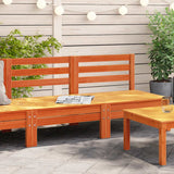 Garden Footstool Solid Pinewood