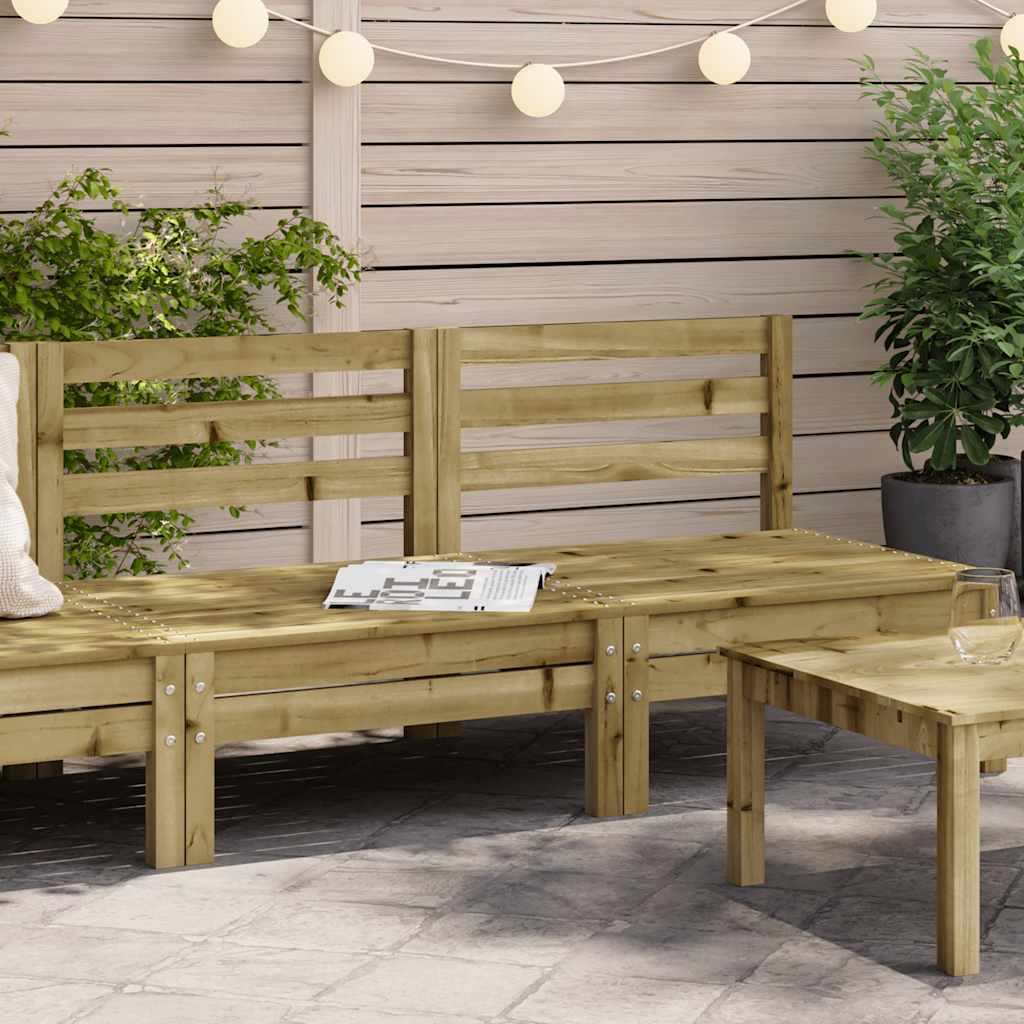 Garden Footstool Solid Pinewood
