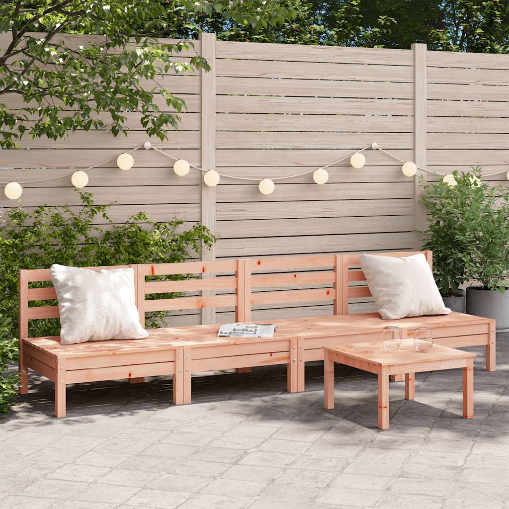 Garden Footstool Solid Pinewood