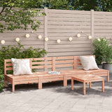 Garden Footstool Solid Pinewood