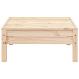 Garden Footstool Solid Wood Pine