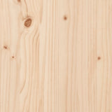 Garden Footstool Solid Wood Pine
