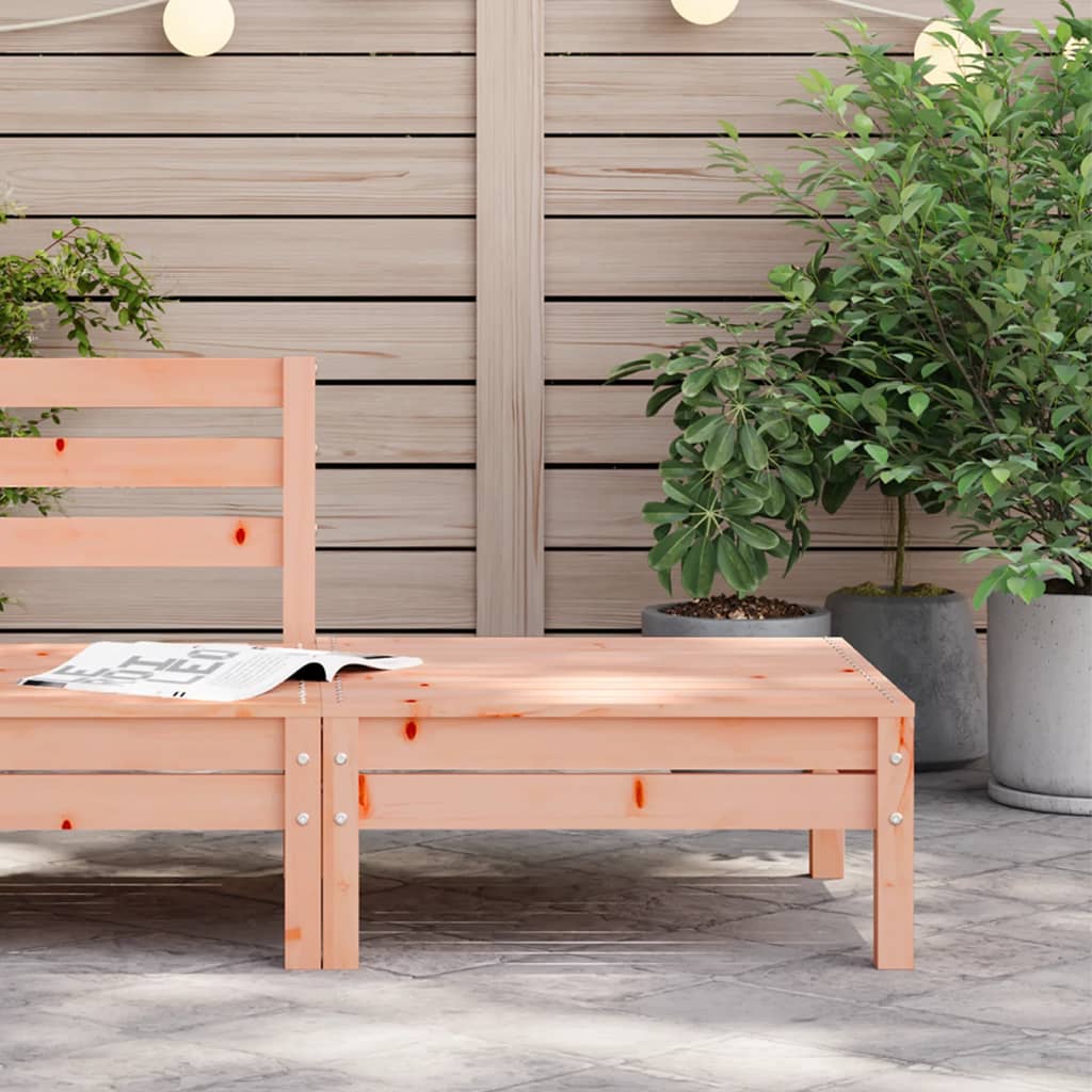 Garden Footstool Solid Wood Douglas