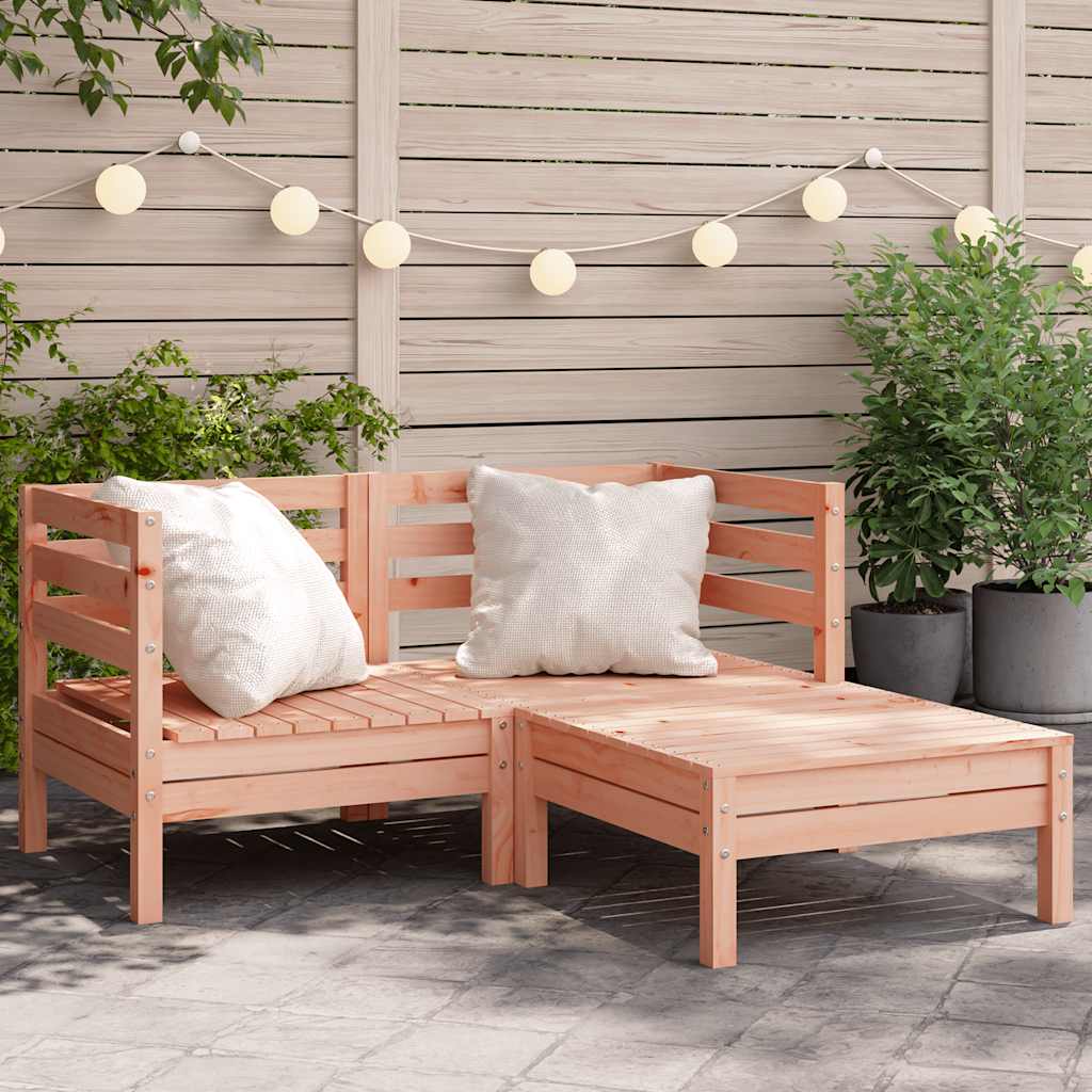 Garden Footstool Solid Pinewood