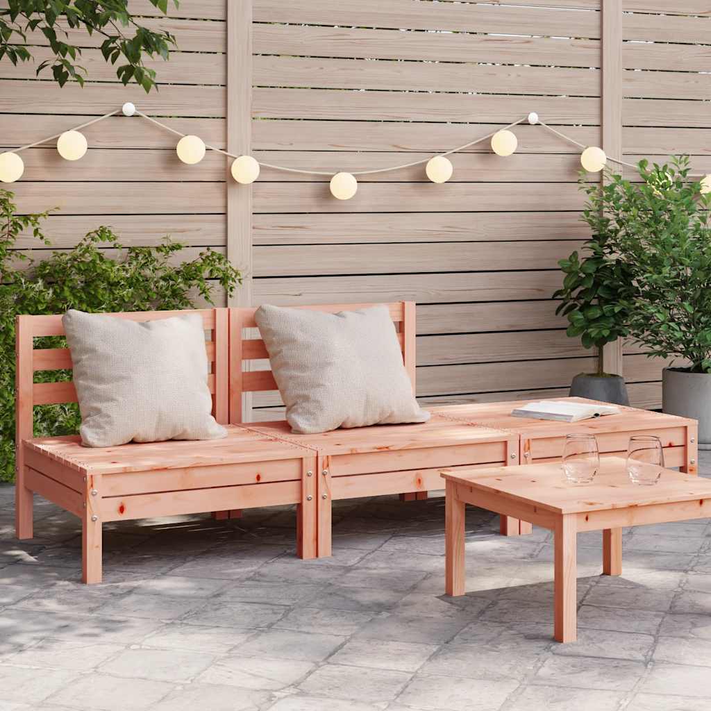 Garden Footstool Solid Pinewood