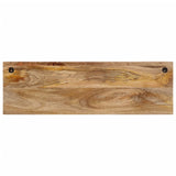 Wall-Mounted Coat Rack With 5 Hooks Solid Wood Mango