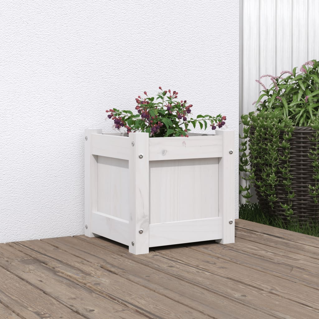 Garden Planters 2 Pcs Impregnated Wood Pine