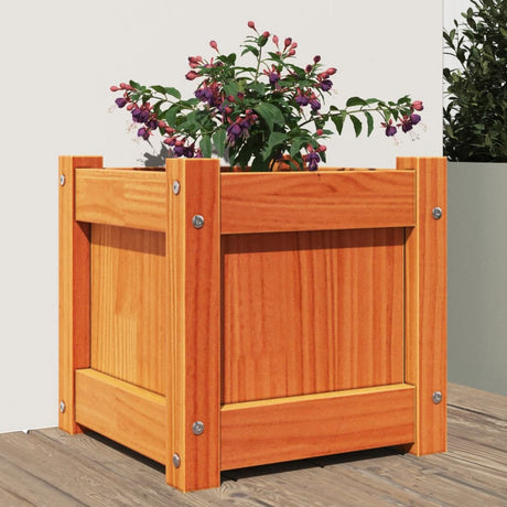 Garden Planters 2 Pcs Impregnated Wood Pine