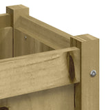 Garden Planters 2 Pcs Impregnated Wood Pine