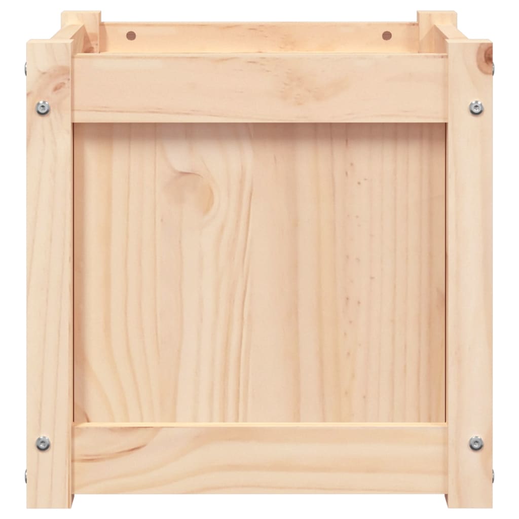 Garden Planters 2 Pcs Solid Wood Pine