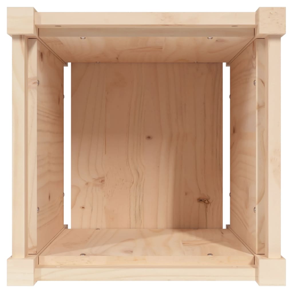 Garden Planters 2 Pcs Solid Wood Pine