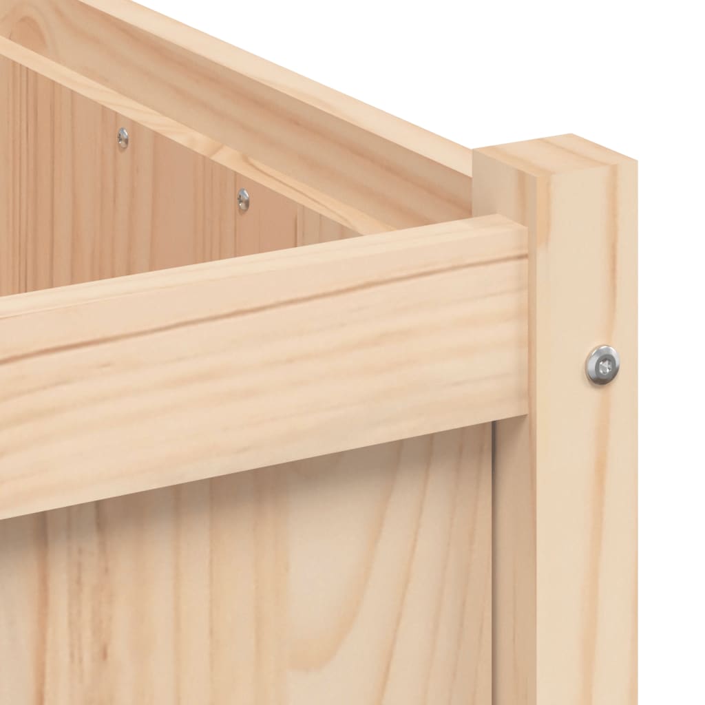 Garden Planters 2 Pcs Solid Wood Pine