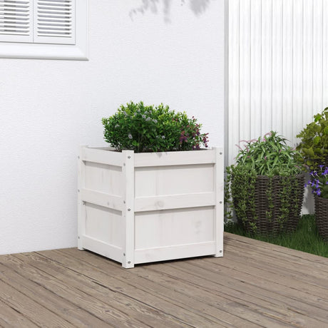 Garden Planters 2 Pcs Solid Wood Pine
