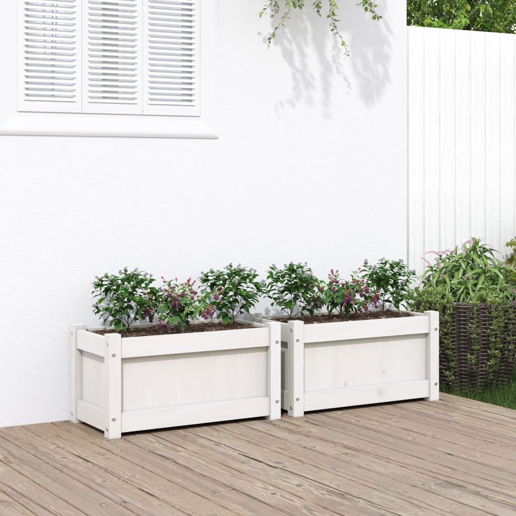 Garden Planter 60X31X31 Cm Solid Wood Pine