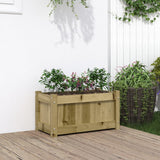 Garden Planter 60X31X31 Cm Solid Wood Pine