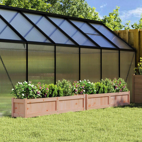 Garden Planter 150X31X31 Cm Solid Wood Pine