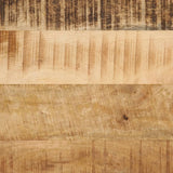 Bathroom Sink Cabinet 55X35X60 Cm Iron And Solid Wood Mango