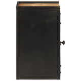 Bathroom Cabinet 40X30X50 Cm Iron And Solid Wood Mango
