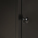 Bathroom Cabinet 40X30X50 Cm Iron And Solid Wood Mango