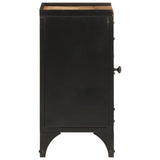 Bathroom Cabinet 40X30X60 Cm Iron And Solid Wood Mango