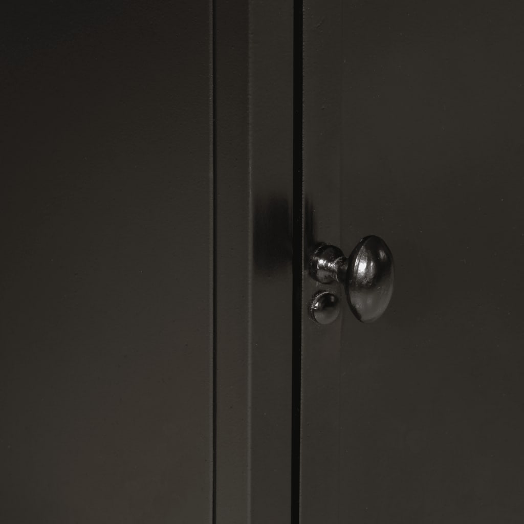 Bathroom Cabinet 40X30X60 Cm Iron And Solid Wood Mango