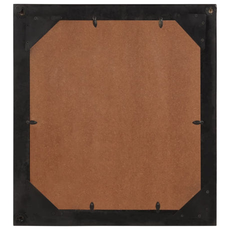 Bathroom Mirror 55X1X60 Cm Glass And Solid Wood Mango