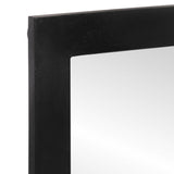 Bathroom Mirror 55X1X60 Cm Glass And Solid Wood Mango
