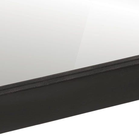 Bathroom Mirror 55X1X60 Cm Glass And Solid Wood Mango