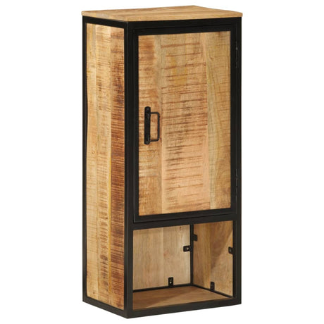Bathroom Cabinet 40X27X90 Cm Solid Wood Mango And Iron