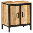Bathroom Sink Cabinet 55X35X60 Cm Solid Wood Mango And Iron