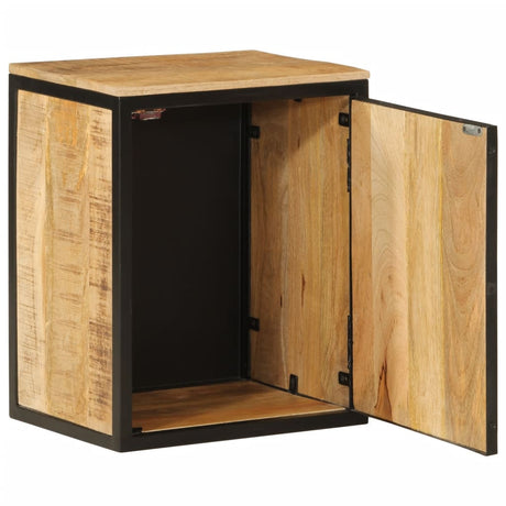 Bathroom Cabinet 40X30X50 Cm Solid Wood Mango And Iron