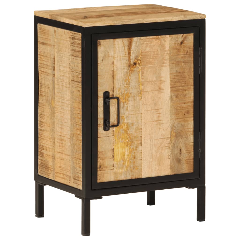 Bathroom Cabinet 40X30X60 Cm Solid Wood Mango And Iron