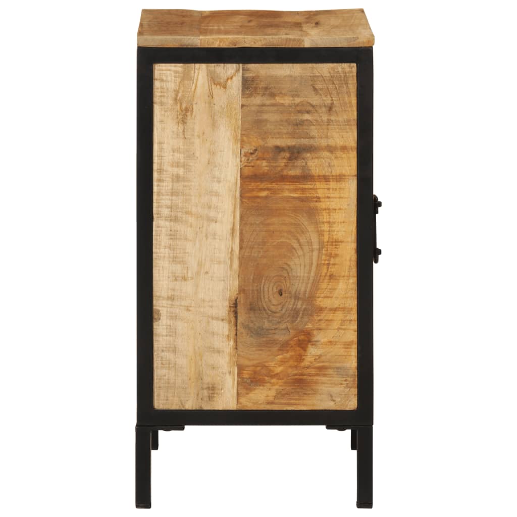 Bathroom Cabinet 40X30X60 Cm Solid Wood Mango And Iron