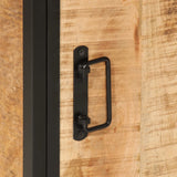 Bathroom Cabinet 40X30X60 Cm Solid Wood Mango And Iron