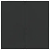 3 Piece Garden Dining Set Black Poly Rattan And Steel