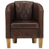 Tub Chair Real Leather