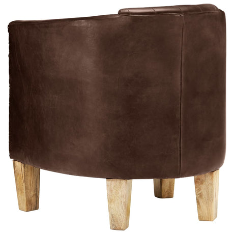 Tub Chair Real Leather