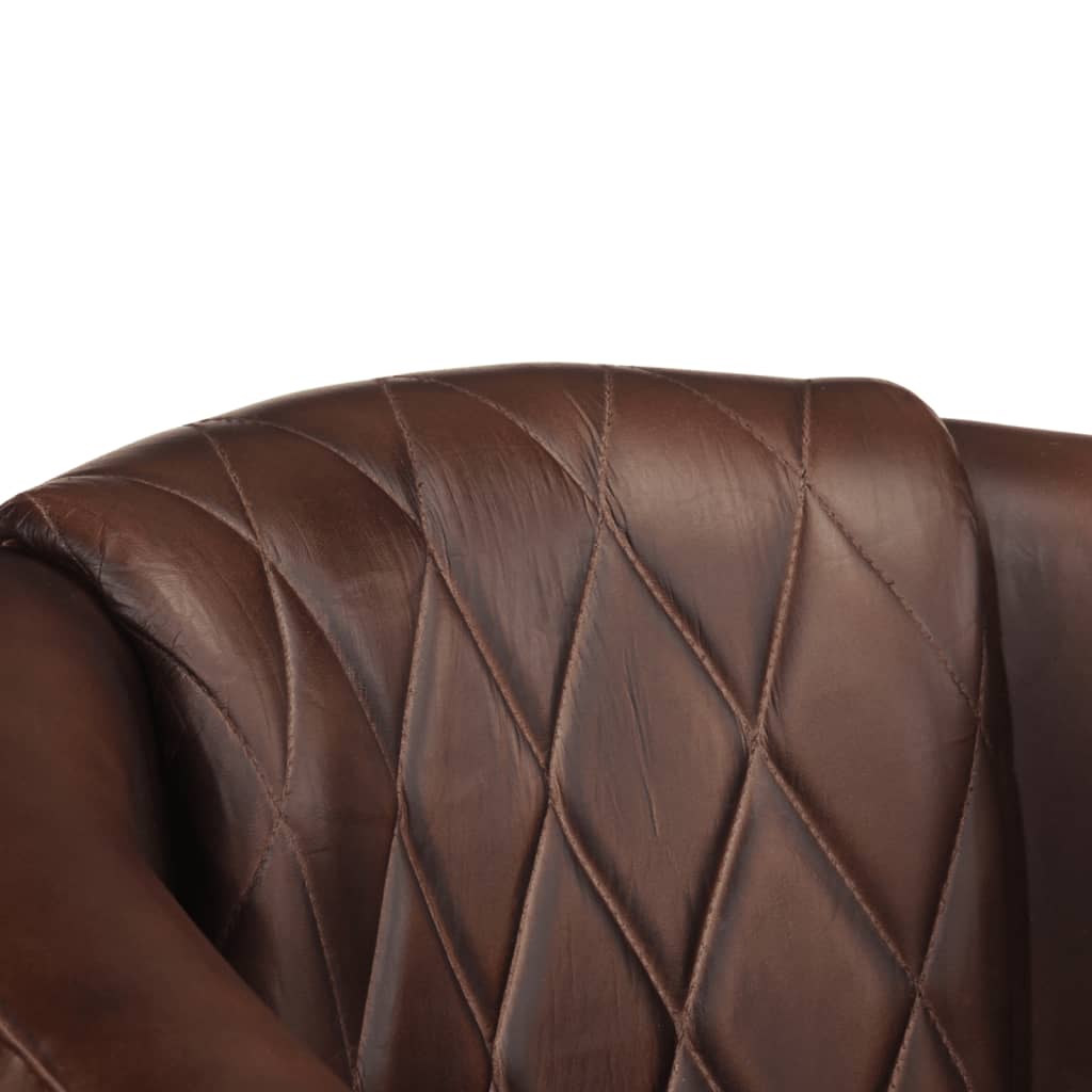 Tub Chair Real Leather