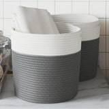 Storage Basket And White Ø Cotton