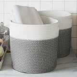 Storage Basket And White Ø Cotton