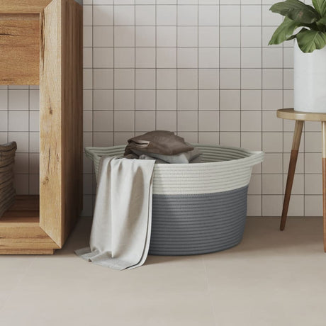 Storage Basket And White Ø Cotton