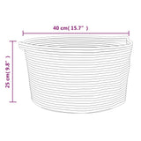 Storage Basket And White Ø Cotton