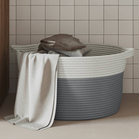 Storage Basket And White Ø Cotton