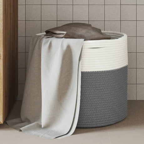 Storage Basket And White Ø Cotton