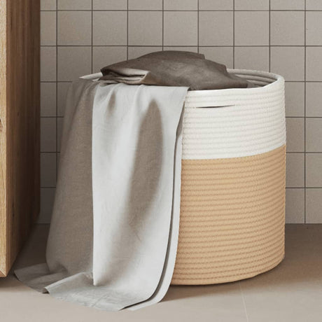 Storage Basket And White Ø Cotton