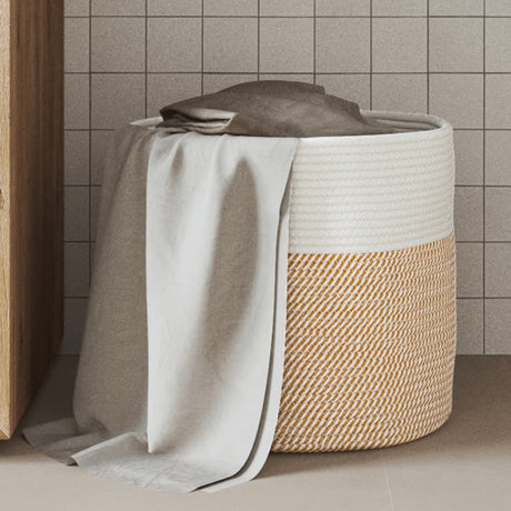Storage Basket And White Ø Cotton