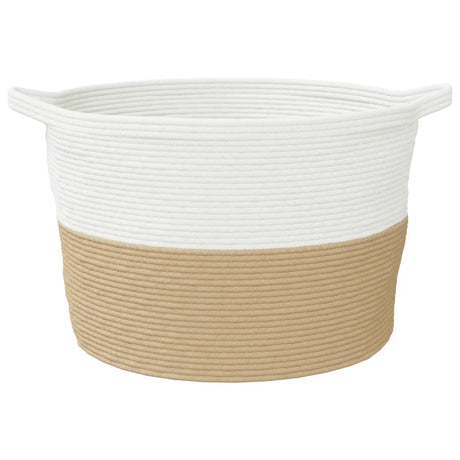 Laundry Basket And White Ø Cotton
