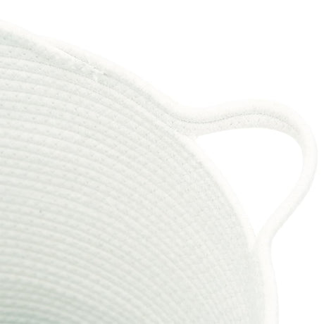 Storage Basket White Ø38X36 Cm Cotton