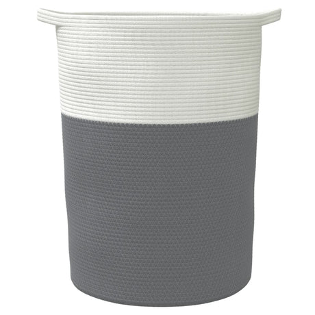 Storage Basket And White Ø49X65 Cm Cotton