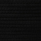 Storage Basket With Lid White And Ø40X35 Cm Cotton